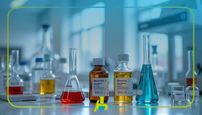 عوامل مؤثر بر قیمت مواد شیمیایی مرک(مواد شیمیایی در محیط کار در آزمایشگاه)